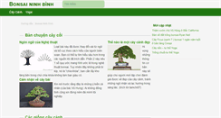 Desktop Screenshot of bonsaininhbinh.com