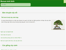 Tablet Screenshot of bonsaininhbinh.com